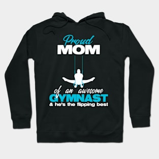 Proud Mom Of An Awesome Gymnast Rings Competition Meet Hoodie